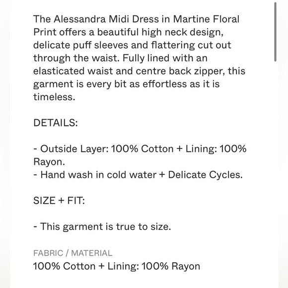 Faithful the Brand Martine Floral Print Alessandria
Midi Cut Out Floral Dress - Picture 16 of 16